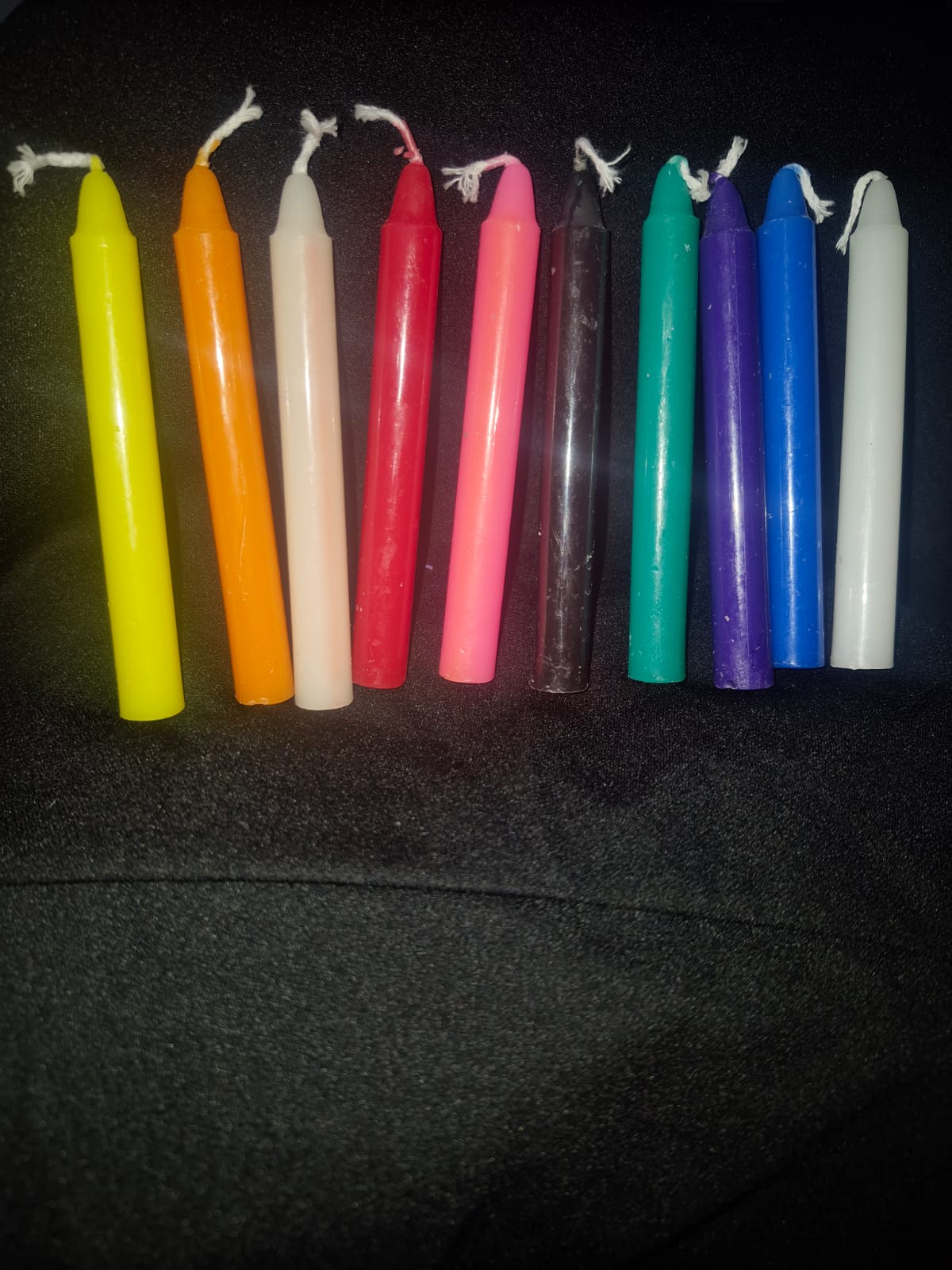 Blessed spell candles