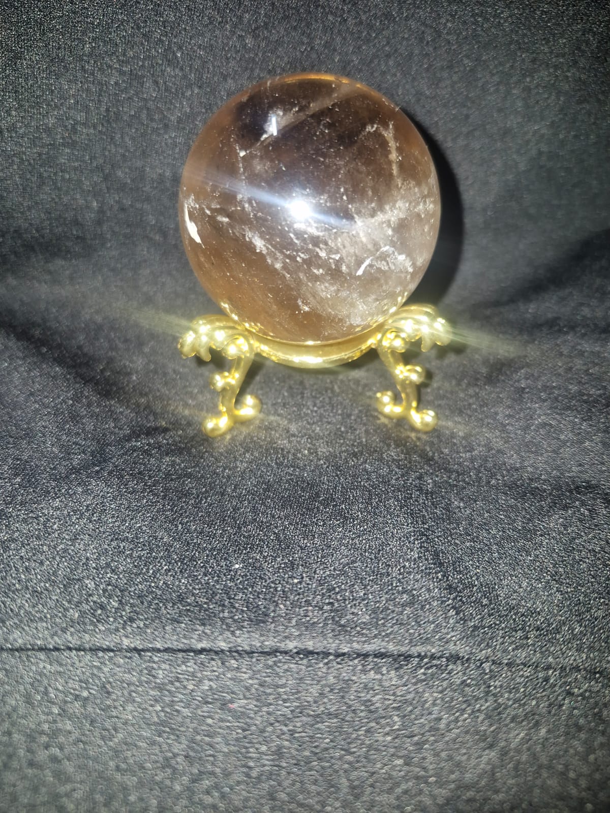 Blessed small smokey quartz sphere