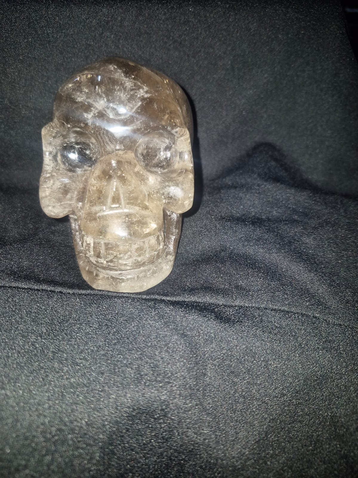 Blessed rare smokey quartz skull